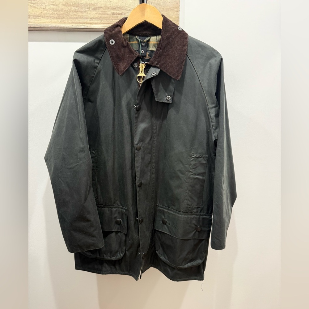 Barbour Beaufort Men’s Wax Jacket - Sage